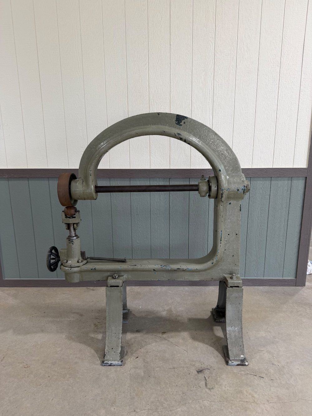 42" English Wheel, FJ Edwards M Type Pattern for sale at Quinn Bros Industries, Spicewood Texas