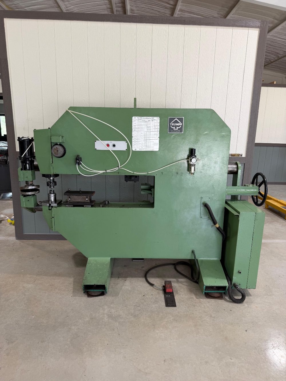 Trumpf TAS901 Nibbler for sale at Quinn Bros Industries, Spicewood Texas
